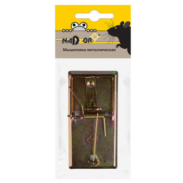 Мышеловка металлическая 9,5*4,7см MOUSE4
