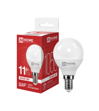 Лампа IN HOME LED-Шар-VC 11Вт 230В Е14 3000К 820Лм