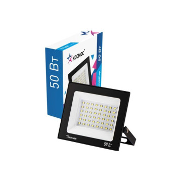 Прожектор КОСМОС LED 50Вт, 4000Лм, IP65, 6500K, Super-Slim