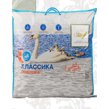 Подушка 'Классика' в чехле из жаккард. 50х70 см