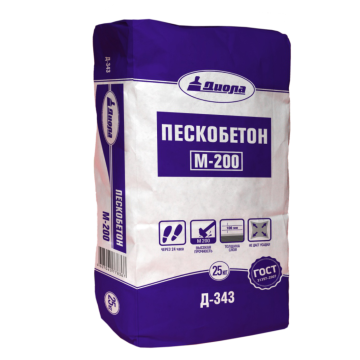 Пескобетон Д-343 М-200 25кг