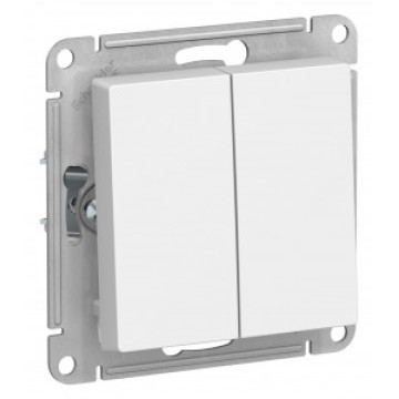Выключатель 2 кл. Systeme Electric AtlasDesign 10АХ ATN000151 механизм белый