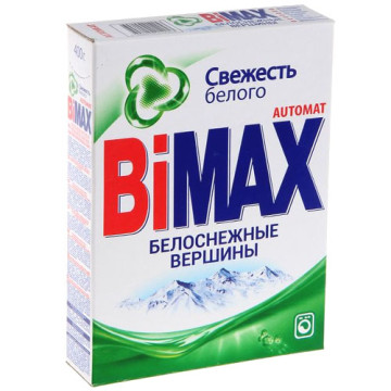 Стиральный порошок BIMAX 400г автомат Белоснежные вершины