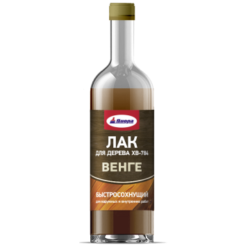 Лак Диола ХВ-784 венге 0,5л