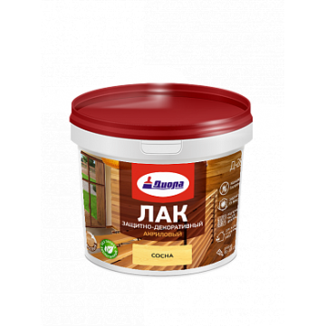 Лак защитно-декоративный Д-289 сосна 0,9кг