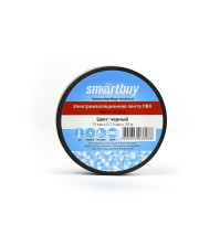 Изолента Smartbuy 15/20 0.13х15мм, 20 метров, черная