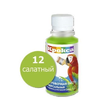 Паста колеровочная КРОКСА 0,1л салатный