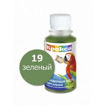 Паста колеровочная КРОКСА 0,1л зеленый