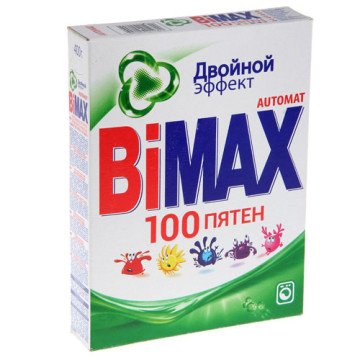 Стиральный порошок BIMAX 400г автомат 100 пятен
