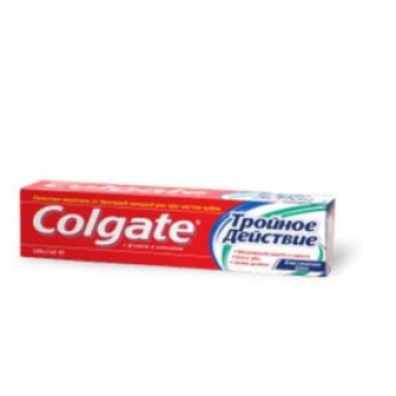 Зубная паста Colgate 150мл Тройное действие