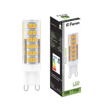 Лампа FERON 7W 230V G9 4000K LB-433