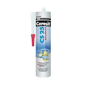 Затирка ЦЕРЕЗИТ CS25 Силиконовая серый (0,28л) 1095898