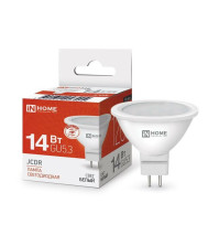 Лампа IN HOME VC MR16 GU5.3 220V 14W(1260lm) 4000К 4K (без пульсации) 7904