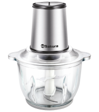 Чоппер SA-6245BS SAKURA 600Вт 2л стекло