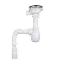 Сифон для мойки Aquant В0144-20-MR 31/2х40 гофра 40/50