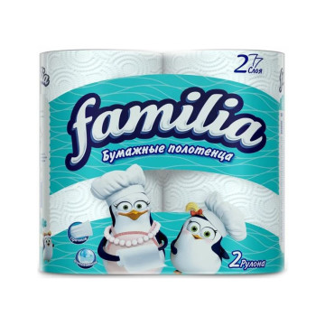 Полотенца бумажные FAMILIA 2шт 2сл