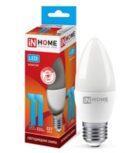 Лампа IN HOME LED-СВЕЧА-VC 11Вт 230В Е27 4000К 820Лм