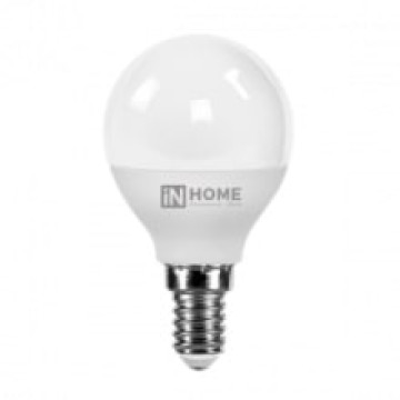 Лампа IN HOME LED-ШАР-VC 11Вт 230В Е14 4000К 820Лм