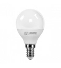 Лампа IN HOME LED-ШАР-VC 6Вт 230В Е14 4000К 480Лм