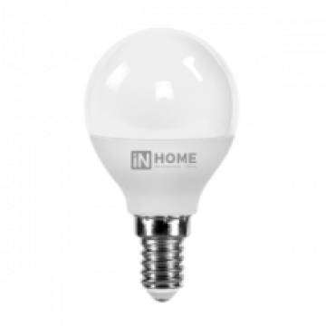 Лампа IN HOME LED-ШАР-VC 6Вт 230В Е14 4000К 480Лм