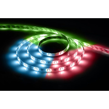 Лента светодиод. FERON 1м RL/LS607/30SMD(5050) кр-зел-син. белом.основ.5000*10*0,22мм12V,14,4W/м /1m