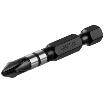 Бита 1шт. KRAFTOOL Impact Pro Pozidriv тип хвостика Е 1/4, PZ2, 50мм