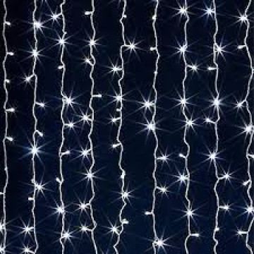 Гирлянда Занавес LED 120л 1х2 бел W00490005