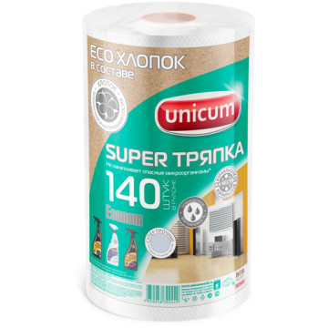 Салфетки 140шт в рулоне UNICUM Econom SUPER