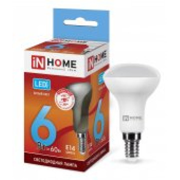 Лампа IN HOME LED-R50-VC 6Вт 230В Е14 4000К 480Лм