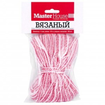 Шнур (веревка) ПП ШнурОК d=4мм, 20м усиленный без сердечника