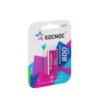 Аккумулятор Космос AAA 800mAh Ni-MH R03 BL-2