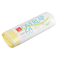 Мешки для мусора 60л 10шт с завязками OVERLAP GRIFON
