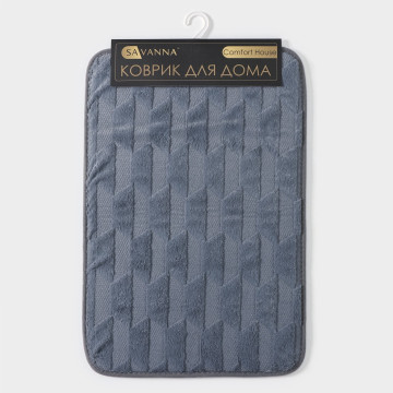 Коврик для ванной 40х60см Savanna Микс 9724633