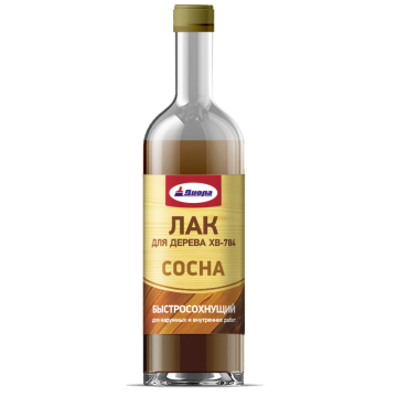Лак Диола ХВ-784 (0,5л) сосна
