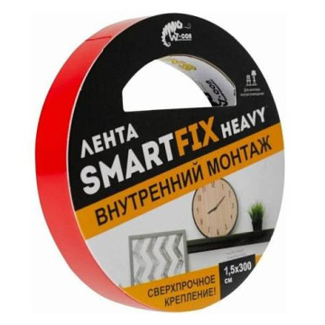 Лента монтажная 1,5*300см SFV1530G SmartFix HEAVY сверхсильная серая