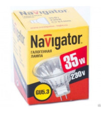 Лампа Navigator 94205 КГМ 35Вт 220В GU5,3 51mm