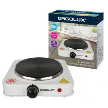 Электроплита ERGOLUX ELX-EP03-C01, 1 конфорка, диск, 1кВт 83884