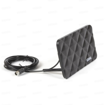 Антенна комнатная DVB-T2 и ДМВ активная SAI 910 кабель 3м Сигнал