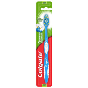 Зубная щетка Colgate Премьер отбеливания средняя