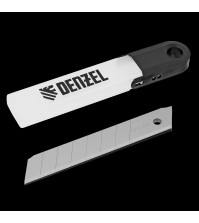 Лезвия 18мм Denzel, 5шт, многосегментные, супер острые, сталь SK5-0,6мм