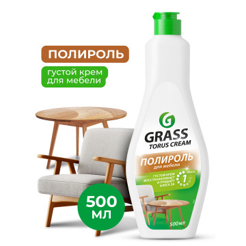 Очиститель полироль для мебели GRASS Torus Cream 500 мл