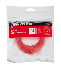 Леска для триммера 1,3 мм 15 м Круглая MTX