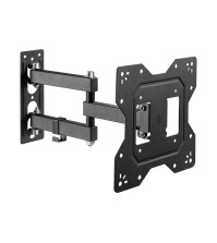 Кронштейн для ТВ VESA 23'-43' до 30 кг 100х100-200х200, черный 455947