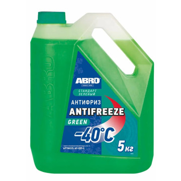 Антифриз зеленый 5кг ABRO AF-555-L