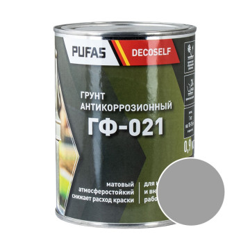 Грунт ГФ-021 серая Decoself (0,9кг)ПУФАС