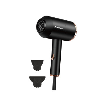 Фен SAKURA SA-4044BK Professional 2000Вт 3реж 2скор хол.сушка 2нас