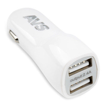 Зарядное устройство AVS UC-433 2 порта USB (2,4А) автомобильное