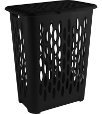 Корзина для белья 37л Keeplex Black черный