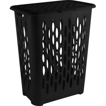 Корзина для белья 37л Keeplex Black черный