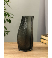 Ваза 'Дженис' серая 30×15×9,5см стекло